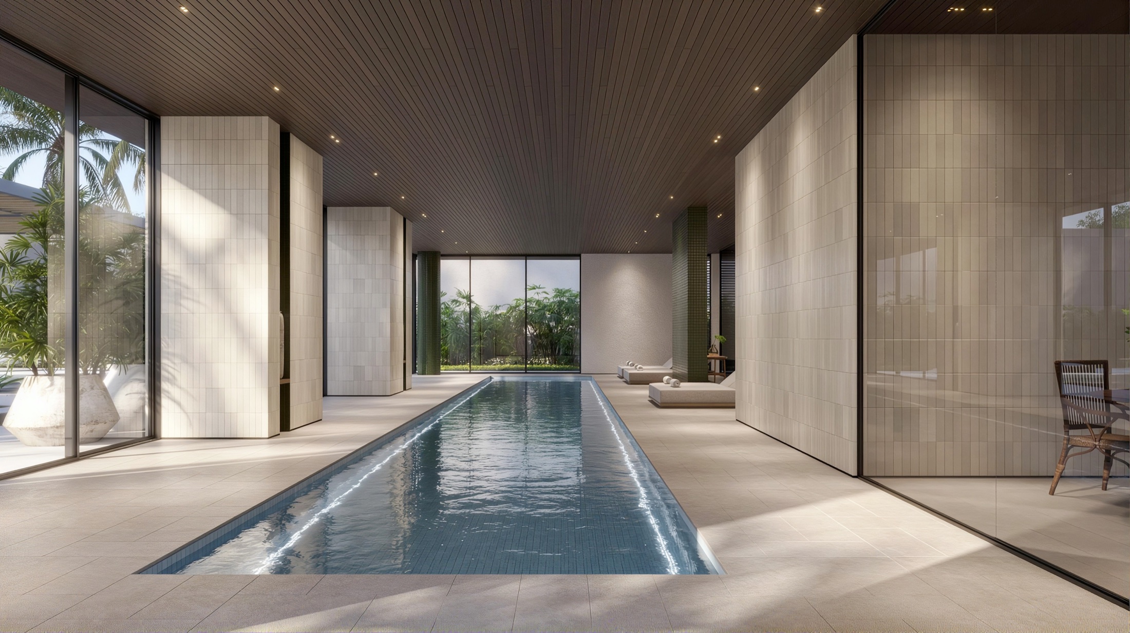Piscina indoor aquecida